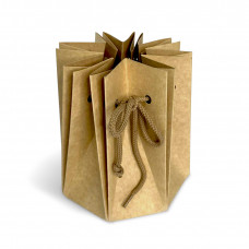 Caja kraft impermeable para guardar Flores