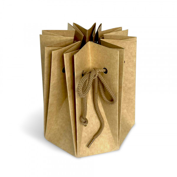 Caja kraft impermeable para guardar Flores