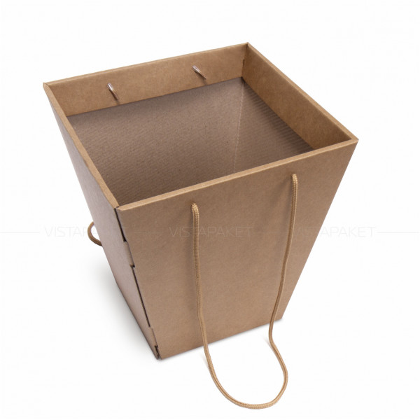 Caja kraft de almacenamiento y transporte de flores