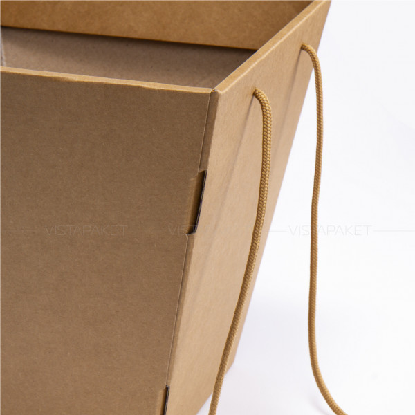 Caja kraft de almacenamiento y transporte de flores