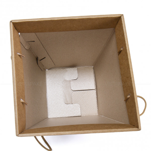 Caja kraft de almacenamiento y transporte de flores