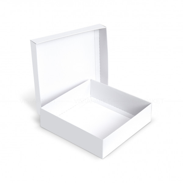 Caja blanca 18 x 18 x 5 cm
