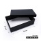 Caja de color negro 40 x 25 x 15 cm