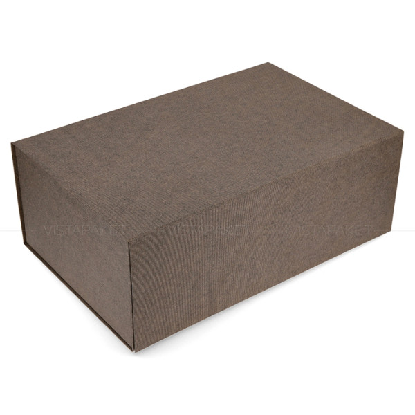 Caja marrón 40 x 25 x 15 cm con imán