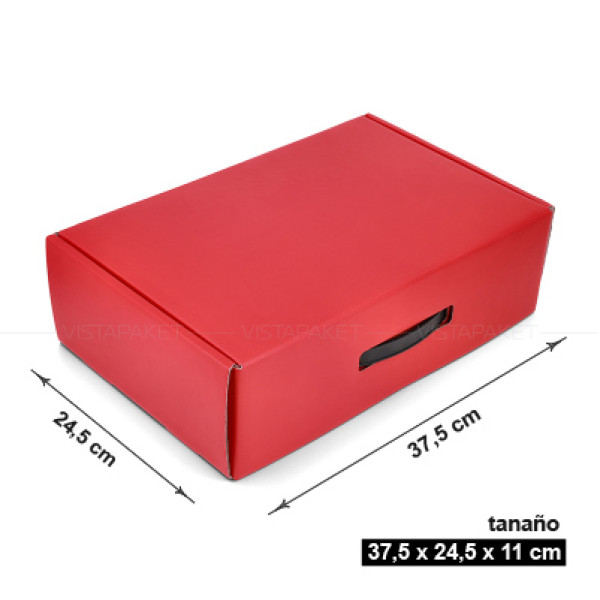 Caja roja 36 x 24 x 11 cm