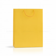 Bolsa de papel amarillo 30x12x40 cm Vertical