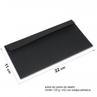 Sobre de papel 22 x 11 cm