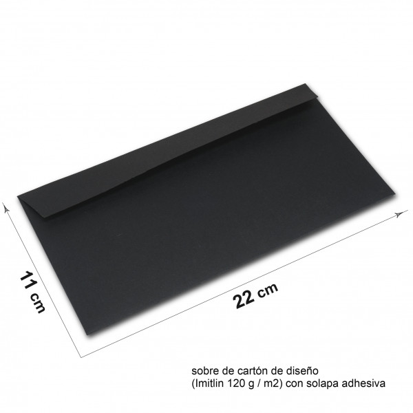 Sobre de papel 22 x 11 cm