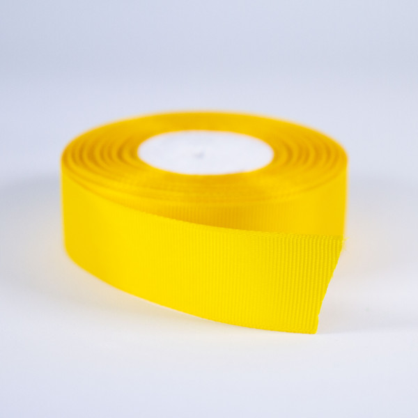 Cinta de reps amarillo 25 mm