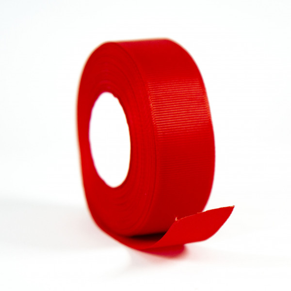 Cinta de reps roja 25 mm