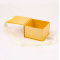 Caja de color oro 12 x 12 x 7,5 cm