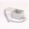Caja gris 12 x 12 x 7,5 cm