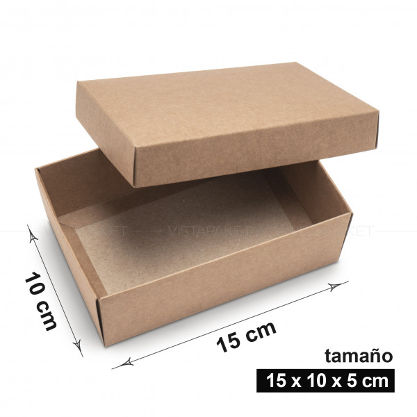 Caja kraft 15 x 10 x 5 cm