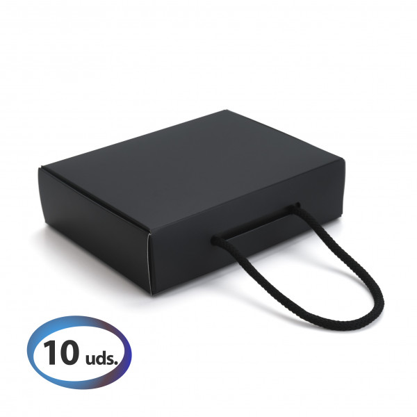 Caja negra 17 x 4,5 x 13 cm mate