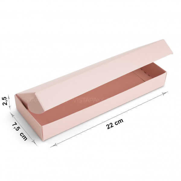 Caja rosa 22 x 7,5 x 2,5 cm 