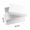 Caja blanca 24 x 24 x 12 cm con tapa
