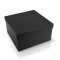 Caja negra 24 x 24 x 12 cm con tapa