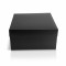 Caja negra 24 x 24 x 12 cm con tapa