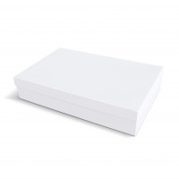 Caja blanca 40 x 25 x 8 cm