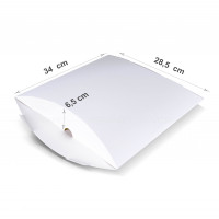 Caja ovalada 34 x 28,5 x 6,5 cm