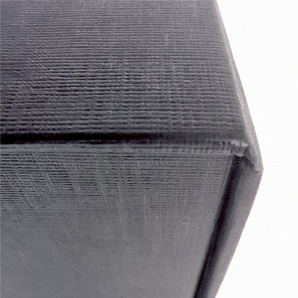 Caja negra 40 x 25 x 15 cm con imán