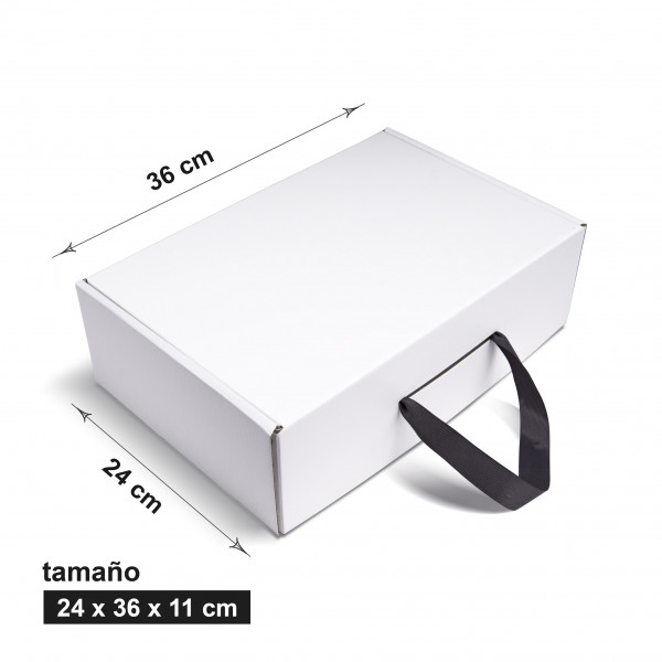 Caja blanca 36 x 24 x 11 cm