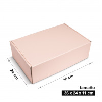 Caja rosa 36 x 24 x 11 cm