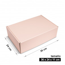 Caja rosa 36 x 24 x 11 cm