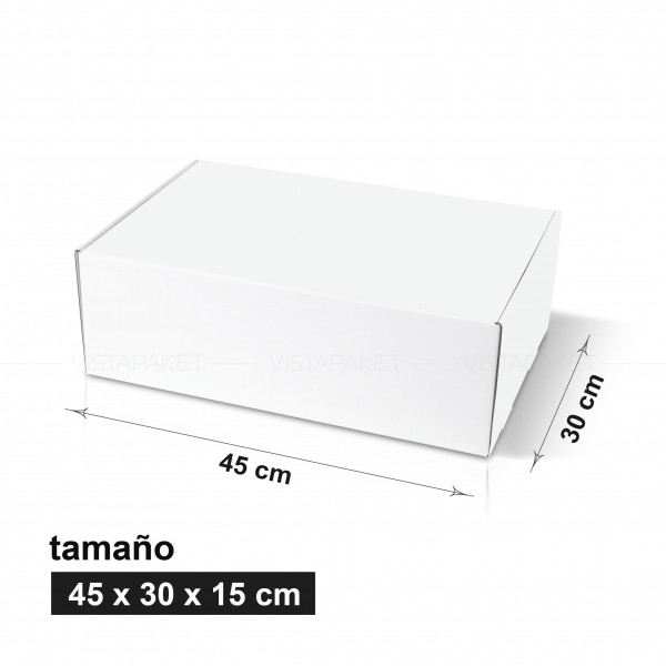 Caja blanca 30 x 24 x 9 cm