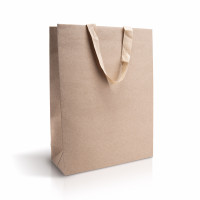 Bolsa de cartón kraft 30x12x40 cm Vertical