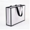 Bolsa de papel blanco 35x9x25 cm Horizontal