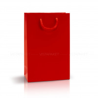 Bolsa de papel rojo 15x8x23 cm