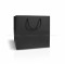 Bolsa de papel negro 19x18x18 cm Cuadrado
