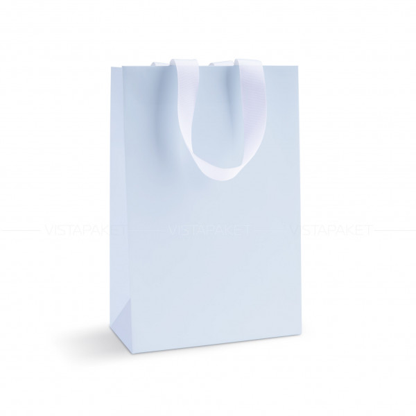 Bolsa de papel azul 20x10x30 cm Vertical