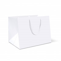 Bolsa de papel blanco 30x29x30 cm Cuadrado