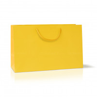 Bolsa de papel Amarillo 38x14x24 cm Horizontal