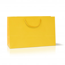 Bolsa de papel Amarillo 38x14x24 cm Horizontal