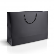 Bolsa de papel negro 45x15x33 cm Horizontal