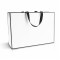 Bolsa de papel blanco 50x15x35 cm Horizontal