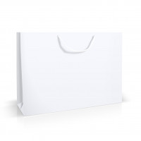 Bolsa de papel blanco 40x12x30 cm