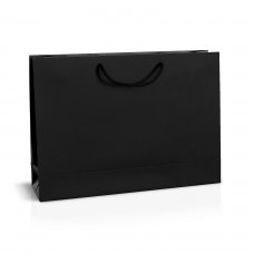 Bolsa de papel negro 60x18x48 cm Horizontal