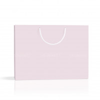Bolsa de papel rosa 45x33x15 cm Horizontal