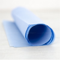 Papel de seda de color azul