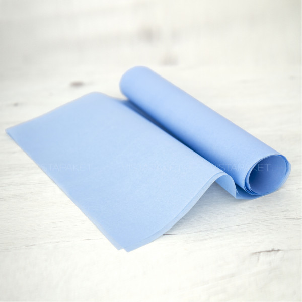 Papel de seda de color azul