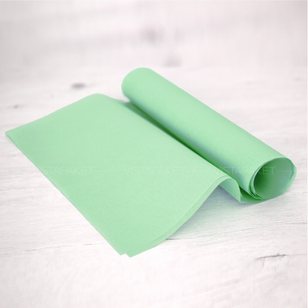 Papel de seda de color verde